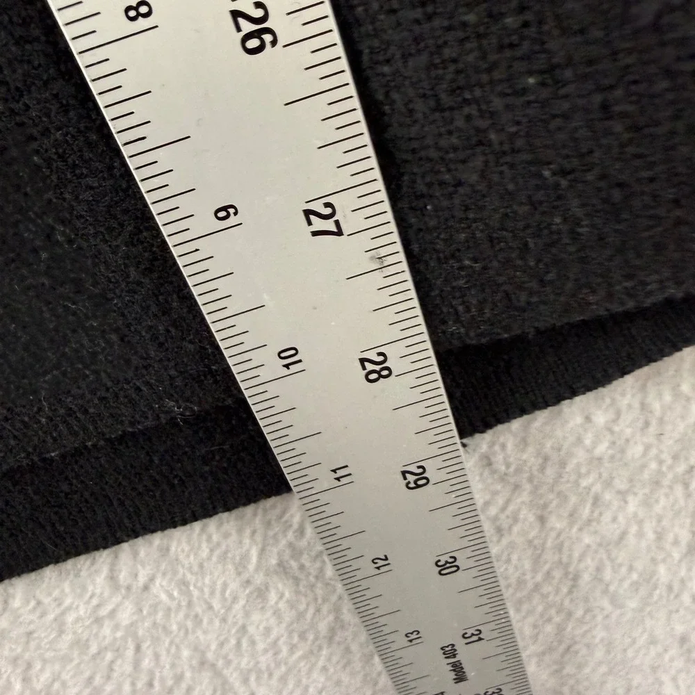 The North Face Quarter Zip Sweater Mens Large Black Wool Blend Pullover